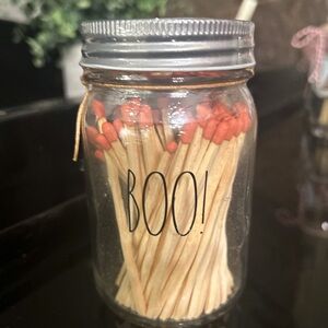 NWT Rae Dunn BOO! 4” Wooden Matches 100 Ct